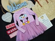 Smile - sukienka tu tu pingwinek r 92