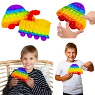 POPIT AUTO ZABAWKA SENSORYCZNA BĄBELKI POP IT ANTYSTRESOWA SAMOCHÓD