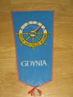 GDYNIA PTTK Odział MARYNARKI WOJENNEJ proporczyk z PRL
