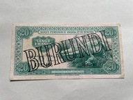 Burundi - 20 franków - 1960 - bardzo rzadki