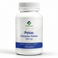 Cytrynian potasu (POTAS) - Wspiera krążenie krwi i ciśnienie - 350 mg