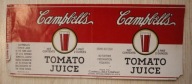 ETYKIETA - Campbells - TOMATO JUICE - N.J. NEW YORK - NOWY JORK - USA