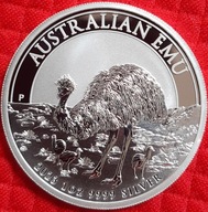 EMU MONETA 1 DOLLAR SREBRO Ag 999 2023 1 OZ UNCJA / SREBRNA MONETA