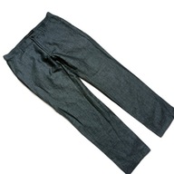 SPODNIE MĘSKIE LETNIE LNIANE GRAFITOWE ROZM.32R__NEXT