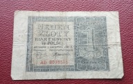 1 ZŁOTY 1941 ser.AD st.+4
