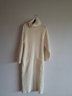 SUKIENKA DAMSKA SWETERKOWA CIEPŁA NA DŁUGI RĘKAW GOLF