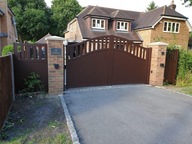 Brama furtka aluminiowa