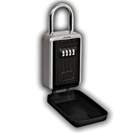 SKRYTKA SCHOWEK SZYFROWA SEJF NA KLUCZE Z PAŁĄKIEM 185x85x42.5 MM METALOWA