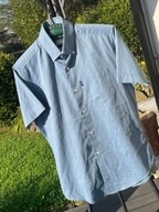 H Koszula Next niebieska subtelne groszki rozmiar S