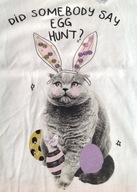 NEXT koszulka Wielkanocny Kot ozdobne cekiny