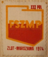WARSZAWA 1974 - FSZMP - ZLOT - WARSZAWA 1974