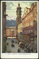 Innsbruck Herzog-Friedrich-Strasse - G. Moser 1920
