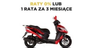 Junak 607 Skuter JUNAK 607 50 raty 0, darmowa dostawa Benzyna 3KM