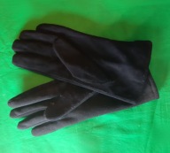 Nietuzinkowe, czarne rękawiczki Tom&Rose