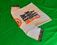 Biały crop top Atmosphere z napisem NEW YORK CITY