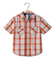 Koszula z kołnierzyk krótki rękaw 110 lato