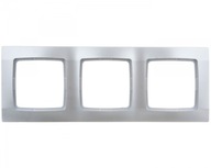 Ospel KARO RAMKA POTRÓJNA R-3S/43 Srebrny Perłowy