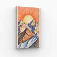 Obraz na płótnie 30x40 Wschód Słońca nad Himalajami | Pomysł na Prezent