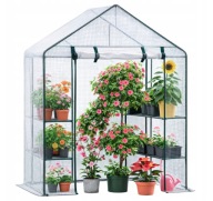 MINI SZKLARNIA OGRODOWA FOLIOWA BALKONOWA MAŁY TUNEL FOLIOWY 195X143X73