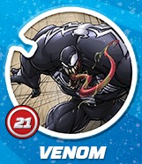 Shieldz Marvel Circle K Żetony nr 21 Nowe Venom