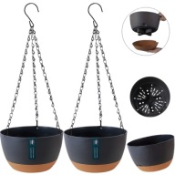 2X DONICZKA WISZĄCA NA KWIATY NA TARAS BALKON ZAWIESZANA MISA DUŻA XXL