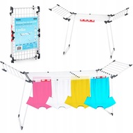 SUSZARKA NA PRANIE DO UBRAŃ TELESKOPOWA ROZKŁADANA 27M XXXL