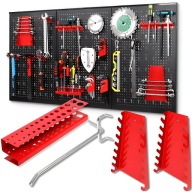 TABLICA NARZĘDZIOWA ŚCIANKA 120X60 STALOWA ORGANIZER WARSZTAT GARAŻ UCHWYTY