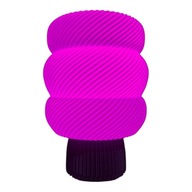 Lampa Led stołowa dekoracyjna nocna na komodę nowoczesna 3D 27 cm wys. E 27