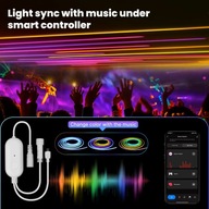 Listwa oświetleniowa LED 5m - interaktywna, Smart TUYA, Smarthome, pilot