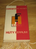 ZSMP zarząd zakładowy HUTA FERRUM KATOWICE proporczyk z PRL