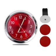 Zegarek do Auta Dekoracyjny Samochodowy QUARTZ Czerwony Red + Klips i Smart