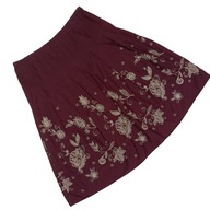 SPÓDNICA DAMSKA BAWEŁNIANA HAFTOWANA ROZM. 40__MARKS & SPENCER