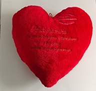 Duże pluszowe serce charytatywne