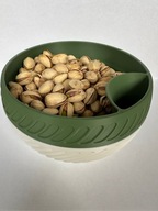 Miska na pistacje i orzechy z podwójnym dnem na łupiny