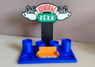 Stojak na figurki Friends McDonald's Central Perk, prezent dla fana 3D