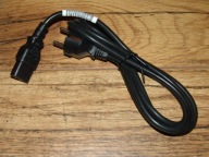 Kabel zasilający do komputera monitora 250V 16A czarny 1,8 m Longwell !