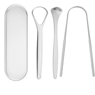 CZYŚCIK DO JĘZYKA HIGIENA JAMY USTNEJ | STAL NIERDZEWNA | CZYSTY ODDECH