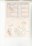 "R"Kołaczkowo i Wólka k.Wrześni-dwie koperty polecone