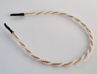 OPASKA METALOWA DO WŁOSÓW PERŁY