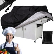POKROWIEC NA GRILL GAZOWY WĘGLOWY UNIWERSALNY DUŻY WODOODPORNY XXL ŚCIĄGACZ