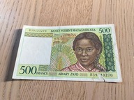 Madagaskar - 500 franków