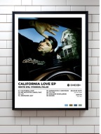 White 2115 „California Love EP” Prezent album ozdoba na ścianę | plakat A3