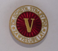 ODZNAKA ZA WYSŁUGĘ LAT V OSP STRAŻ POŻARNA WERSJA Z PRL