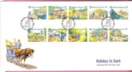 Guernsey Wlk.Brytania 2002,FDC 10zn. turystyka,krajobrazy wyspy,pies, Mi12€
