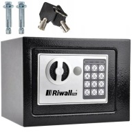 PANCERNY DOMOWY SEJF PIN SZYFR + NA KLUCZ PIENIĄDZE DOKUMENTY RIWALL RSE-01