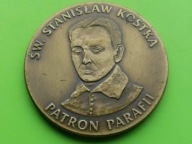 MEDAL- ŚW.STANISŁAW KOSTKA- PATRON PARAFII W RYPINIE- ZASŁUŻONY DLA PARAFII