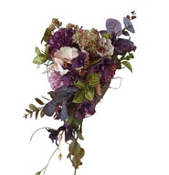 Sztuczne kwiaty stroik na grób kompozycja cmentarz wiązanka nagrobna stroik