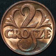 2 grosze 1937 - menniczy egzemplarz