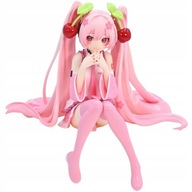 Figurka Hatsune Miku Cherry Blosson Sakura Siedząca Anime 12 CM ProjectDiva