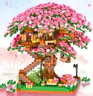 KLOCKI DRZEWKO BONSAI DRZEWO WIŚNI DIY DLA DZIECKA ZESTAW 2008EL. CHERRY